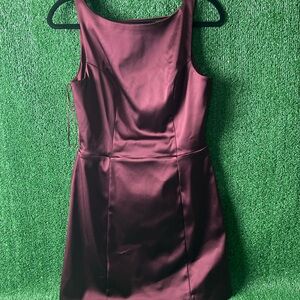 Abercrombie & Fitch Rich Burgundy Mini Dress